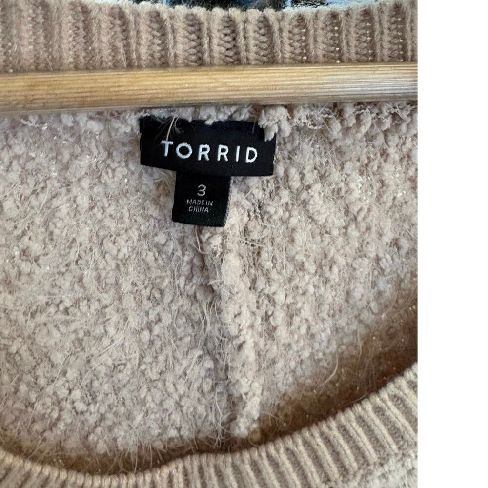 Torrid Popcorn Pullover Drop Shoulder Plus Size S… - image 6